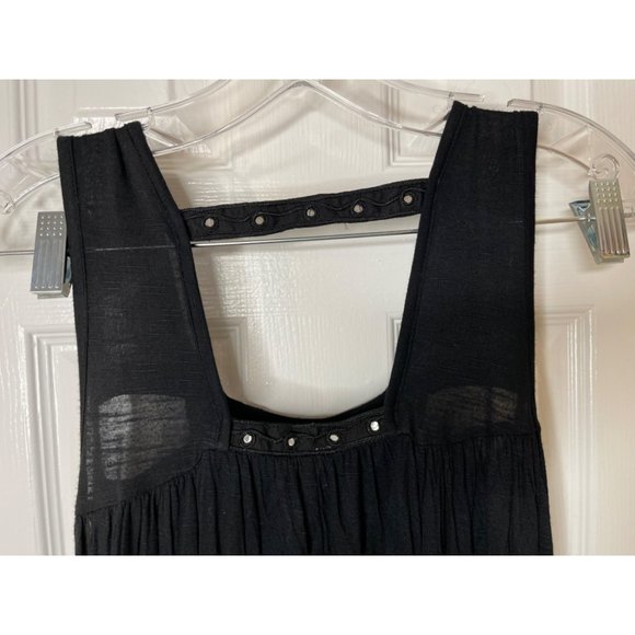 Free People Embellished Mirror Jeweled Jewel Ornate Exotic Blouse Top NWT - Picture 9 of 16